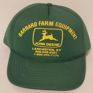 80's John Deere vintage Dealership hat. Like New!